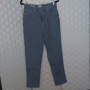 Universal Thread Navy and White Striped Jeans